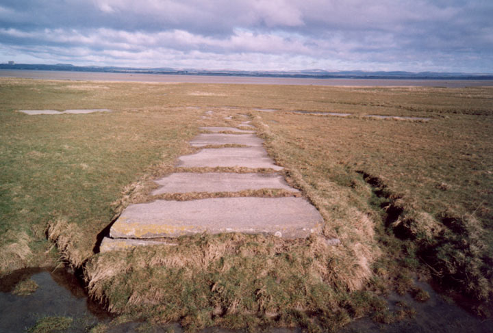 Burgh range bombing arrow looking north.