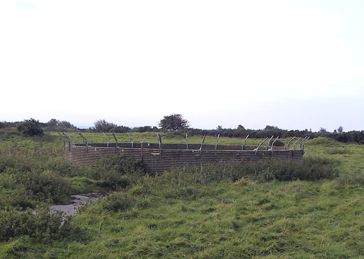 One of the static water supply tanks at HMS Nuthatch