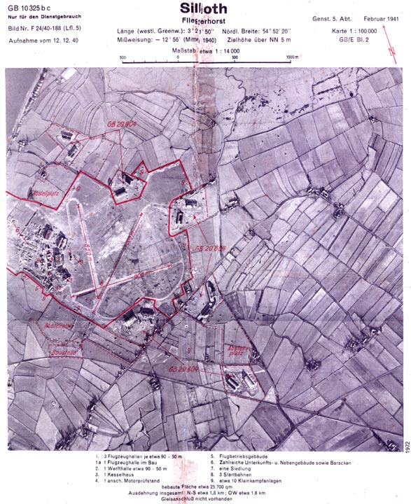 How the Luftwaffe viewed Silloth aerodrome in 1941.