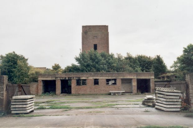 Fuel store, office and workshop