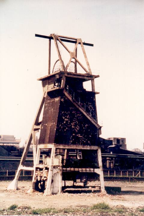 Solway headgear, just before demolition