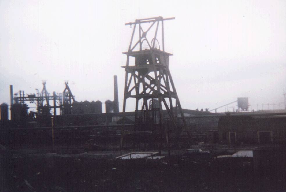 Silhouette of Workington's industrial past.