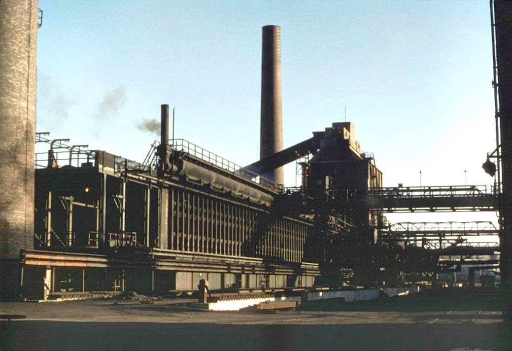 The coke ovens as seen from the labs.  © Frank O'Donnell 1964