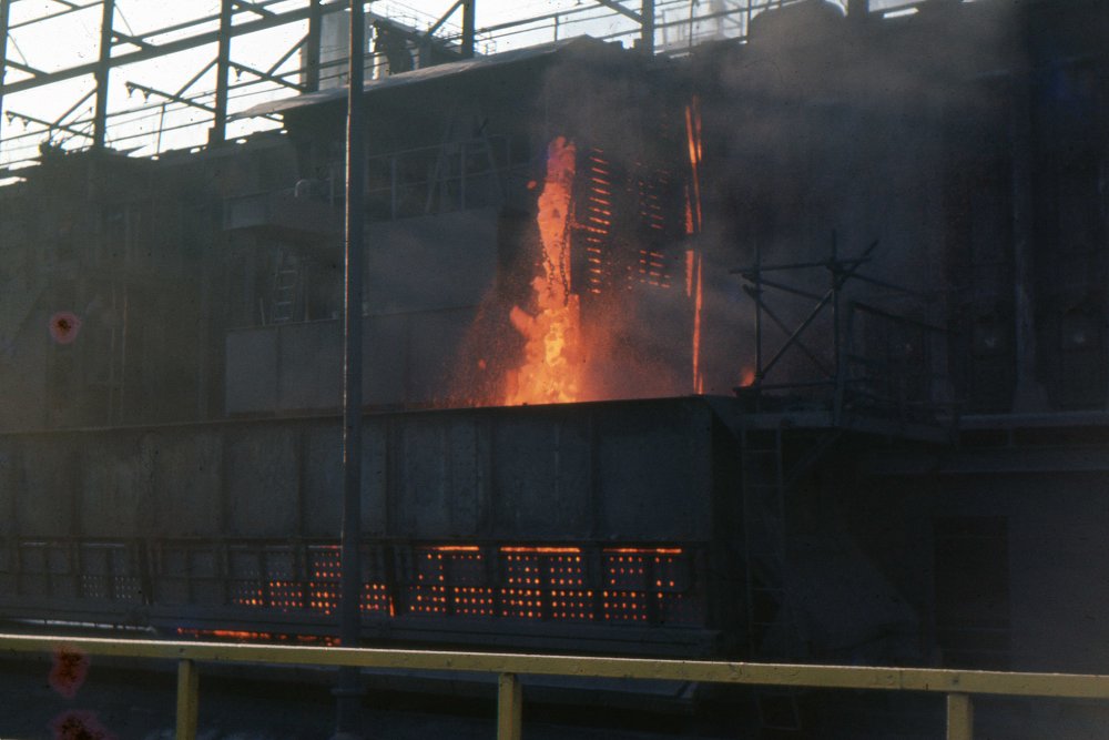 Coke Oven pusher-Car.  © Tom Davidson
