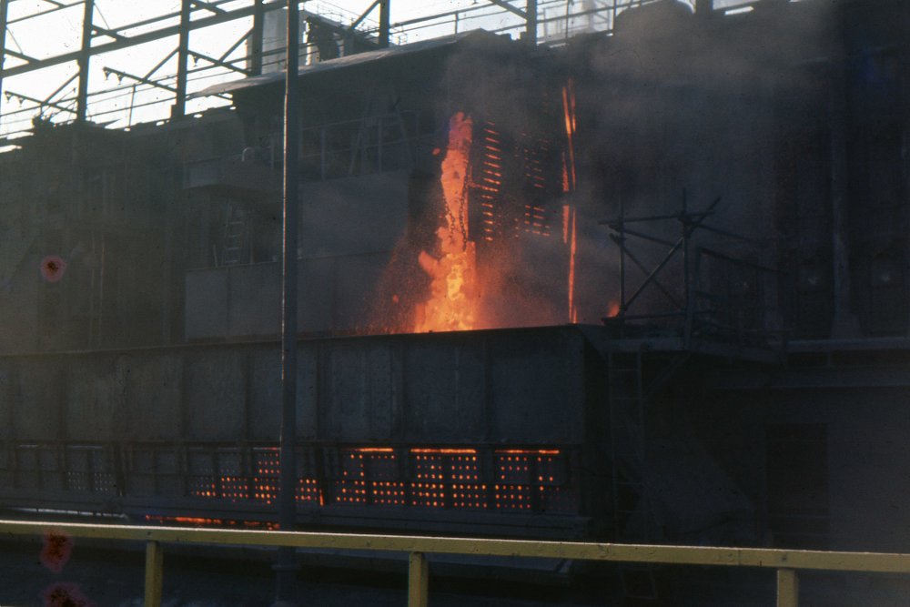 Coke Oven pusher-Car.  © Tom Davidson