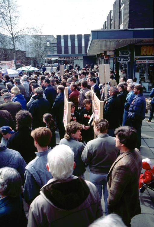 Crowd from a different angle.