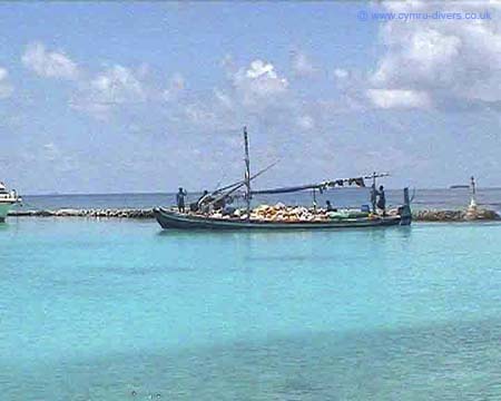 Boat in Maldives copy