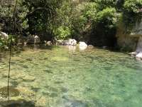 The pool on the river Calcinara