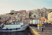 Fishing boats in the harbour at Sciacca