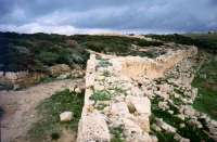 The walls - most of the huge ancient city lay beyond the circuit