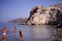 Hot bath in Vulcano!