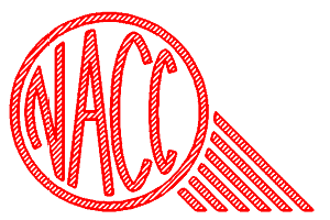 NACC logo © 1988, A D Roddham & A Pattle Hatched NACC logo
