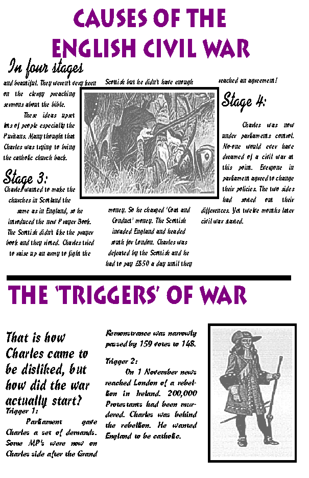Causes of the english civil war essay