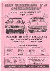 PLAYHOUSEALLNIGHTEREDINBURGH16thSEP1988