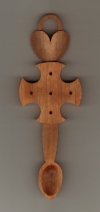 Celtic Cross Lovespoon Design #229