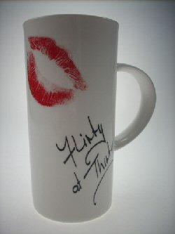 Flirty at 30 Lips Mug