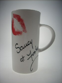 Saucy at 40 Lips Mug