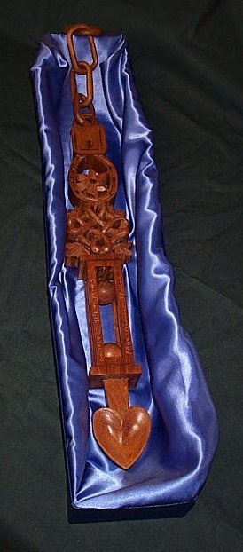 Lovespoon made for Wedding Anniversary.