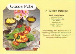 Welsh Rarebit Post Card #CC23