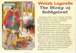 Welsh Legends - Beddgelert Post Card #CC65