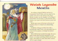 Welsh Legends - Merlin Post Card #CC67