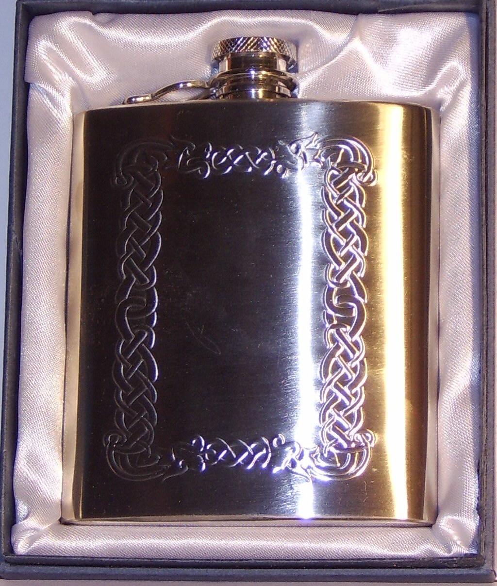 Celtic Knot Hip Flask