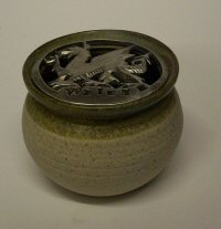 Dragon Pot Pourri Pot - Oatmeal