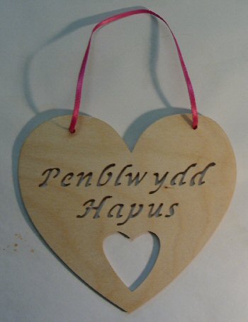 Penblwydd Hapus Heart