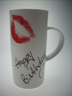 Happy Birthday Lips Mug