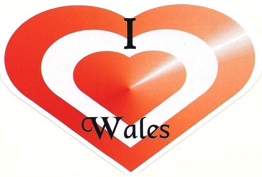 I Love Wales sticker