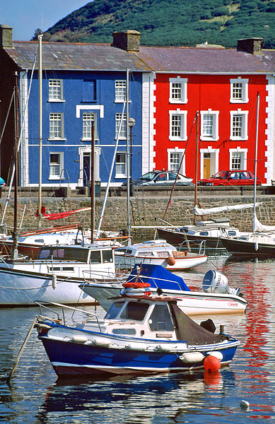 Boats at Aberaeron Post Card P253