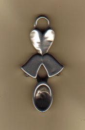 Pewter Lovespoon #569.