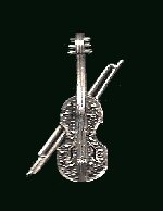 Violin & Bow Brooch