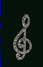 Treble Clef Brooch