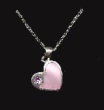 Pink Heart Pendant