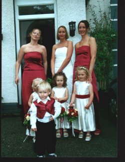 Stephanie, Bridesmaids and Page Boy