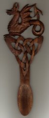 Wyvern and knot Spoon design #20637