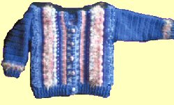 Child side cardigan