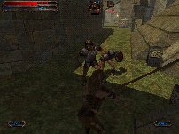 Enemies hitting each other by mistake.  Sorry, me goblin matey.