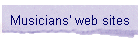 Musicians' web sites