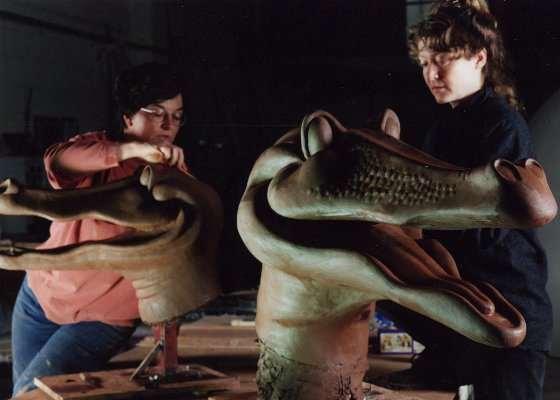 Crocodile sculpt