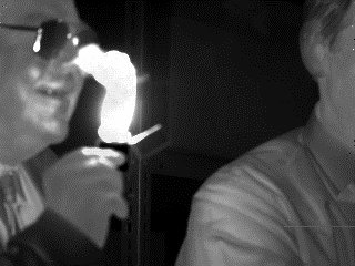 Experimental IR Cameras made by CEDIP showing no cross-talk