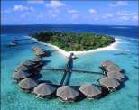 Beautiful resorts in the Maldives