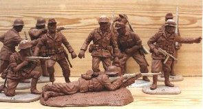 Clay Afrikakorps models