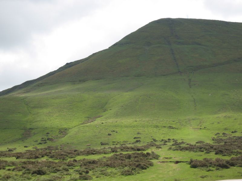View up Hay Bluff