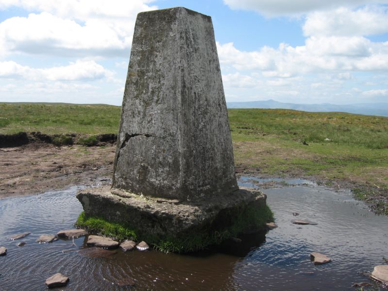 Trig' Point - 713 metres a.s.l.