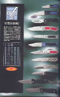 Range of Hi-Tech Knives