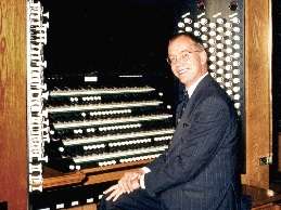 David Houlder at the Console