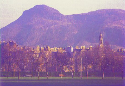 Arthur's Seat in the Queen's Park.