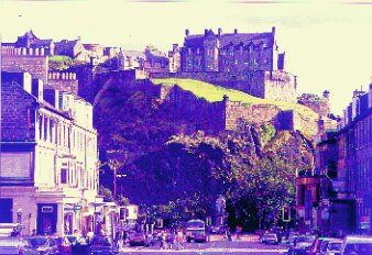 Viewed from the North, down Castle Street.